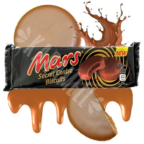 Biscoito Mars Secret Centre Biscuits Chocolate - Reino Unido | Karamell ...