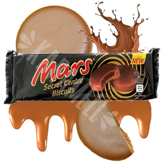 Biscoito Mars Secret Centre Biscuits Chocolate - Reino Unido