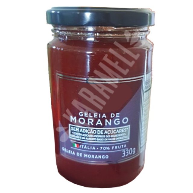 Geleia de Morango Sem Adição de Açúcar - Importado Itália