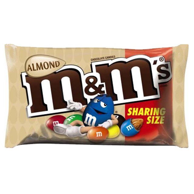 M&M´s Almond Chocolate & Amêndoa - ATACADO 6X - Importado EUA