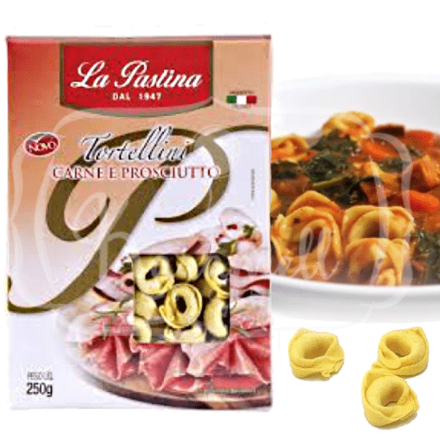 Tortellini de Carne e Prosciutto - La Pastina - Importado da Itália