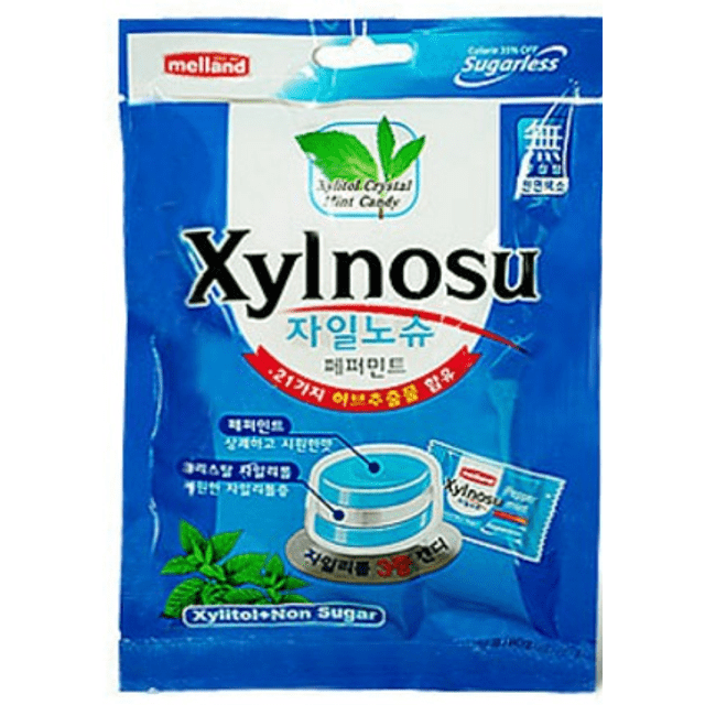 Doces Importados da Coreia - Melland Xylnosu Peppermint - Xylitol