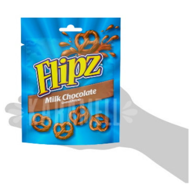 Milk Chocolate Coated Pretzels Flipz - Importado Inglaterra