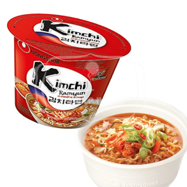 Lamen Nongshim Kimchi Ramyun - ATACADO 6X - Importado da Coreia