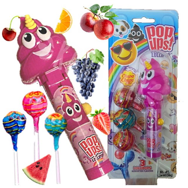 Dispenser C Emoji Pop Ups Lollipop Chupa Chups Pirulitos - México