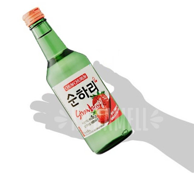 Bebida Destilada Soju Chum Churum - Strawberry - Importado Coréia