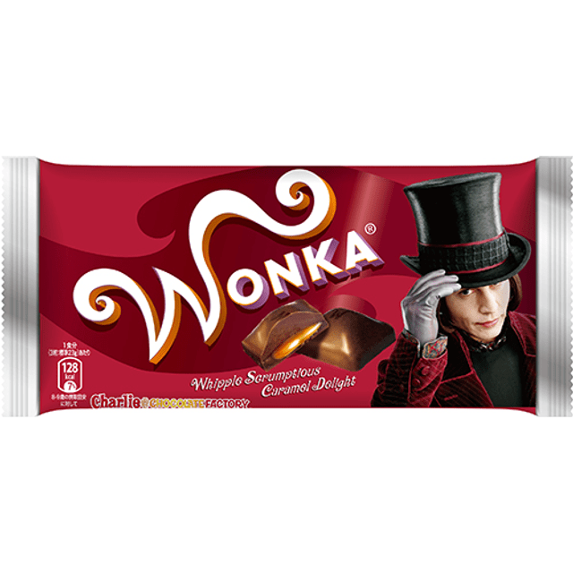 Chocolate Wonka Caramel Delight - ULTRA Recheado com Caramelo - Importado Japão