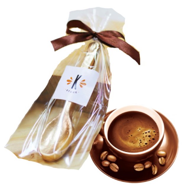 Colher de Chocolate ao Leite Belga - Unitária - Linha Karamell