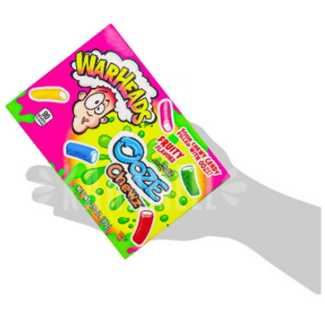 Ooze Chewz Sour Warheads 99g - Gomas Frutadas - México 