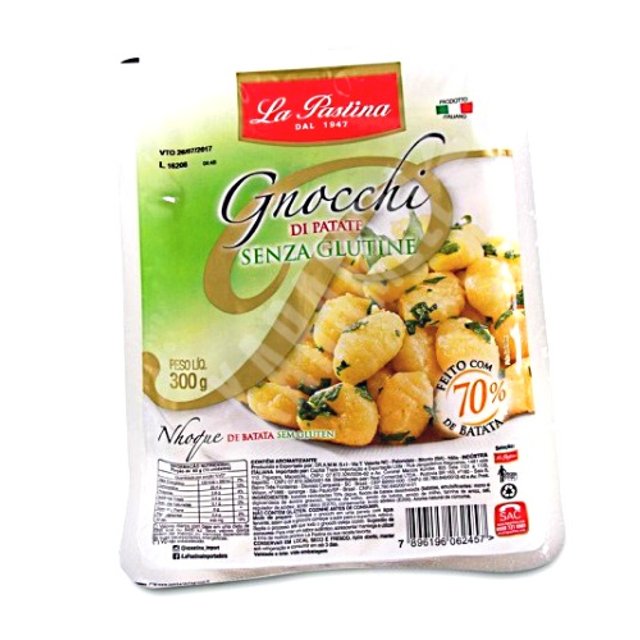 Gnocchi di Patate Senza Glutine - La Pastina - Importado da Itália