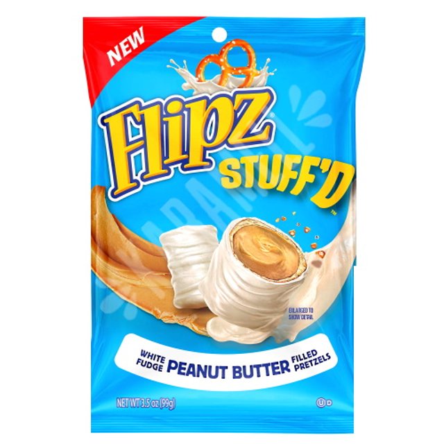 Flipz Stuff'd White Fudge Peanut Butter Pretzels - Importado EUA