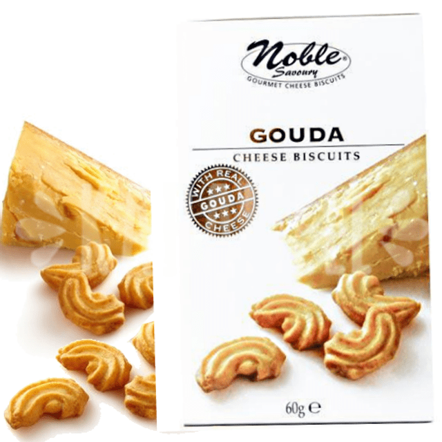 Biscoitos Gouda - Noble Savoury - Importado da Bélgica