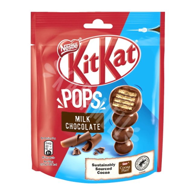 Kit Kat Pops Milk Chocolate - Nestlé - Importado Bulgária
