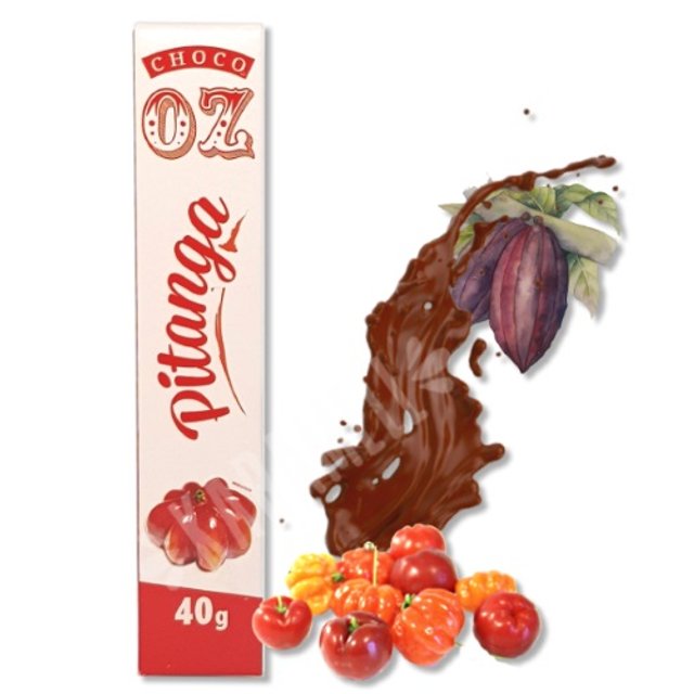 Chocolate ao Leite com Creme de Pitanga 40g- Choco Oz