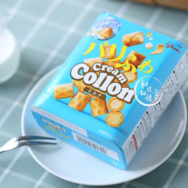 Doces do Japão - Glico Cream Collon