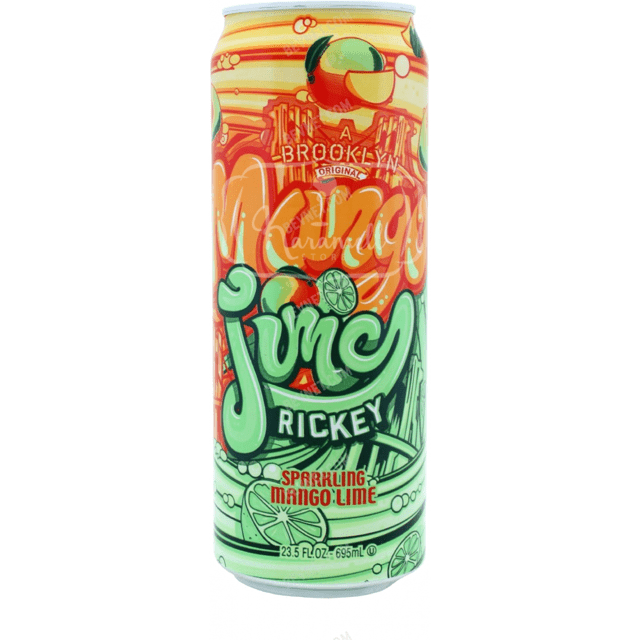 Arizona Mango Lime Rickey - Refrigerante Manga e Limão - Importado EUA