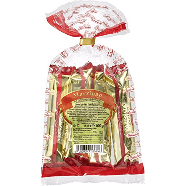 Marzipan Com Cobertura de Chocolate Belga - Gift Bag c/ 4 unidades - Importado da Alemanha