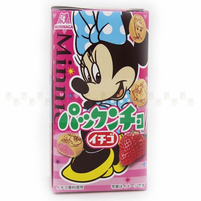 Doces Importados do Japão - Morinaga Disney Minnie - Strawberry Cookies