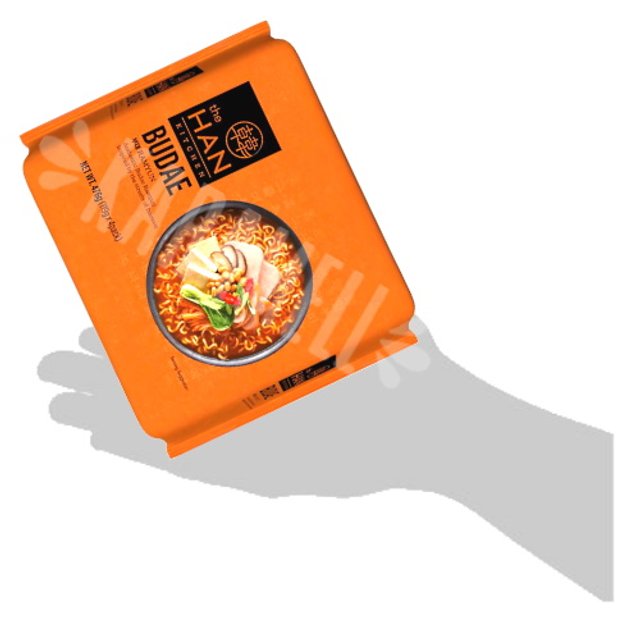 Lamen Budae Ramyun Sabor Salsicha & Kimchi Picante - Importado Coreia
