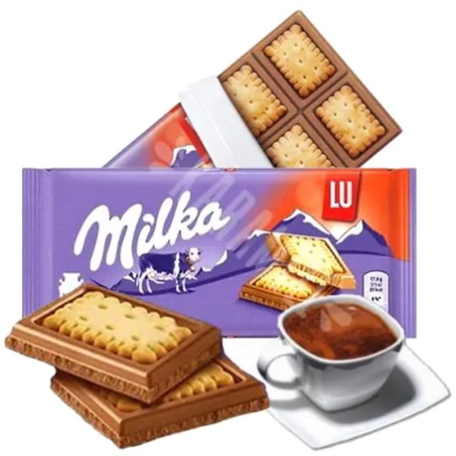 Kit Box A - 10 Chocolates Milka aprox. 100g Importado - Vários Sabores