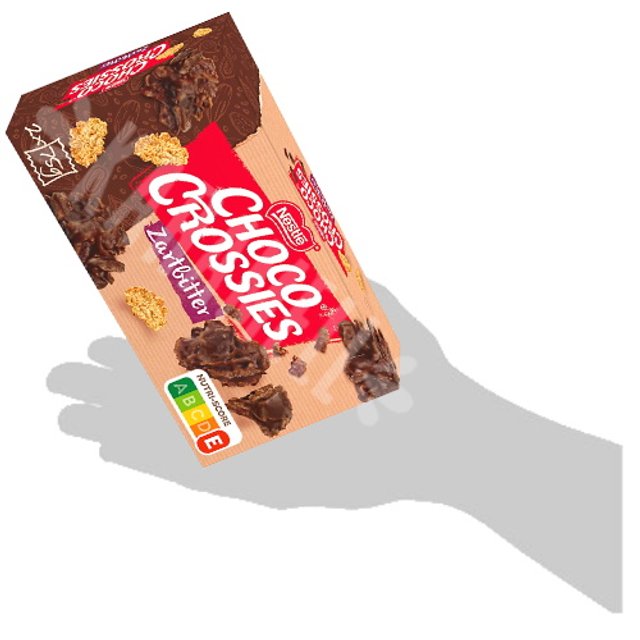 Choco Crossies Zartbitter - Flocos Milho e Chocolate Nestlé - Alemanha