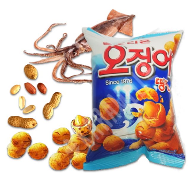 Snack Lula & Amendoim - Orion - Importado Coreia