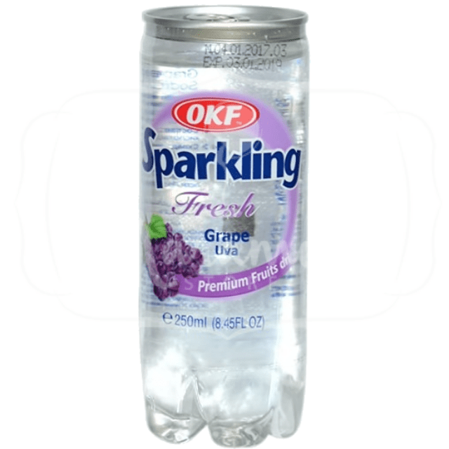 OKF Sparkling Fresh - Bebida Sabor Uva - Importado da Coreia