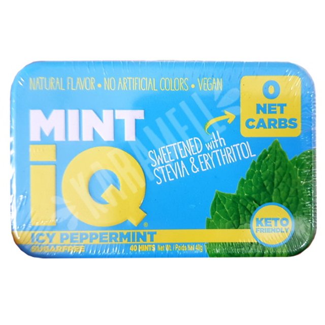 Balas Mint IQ Icy Peppermint - Importado Canadá