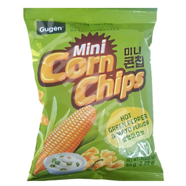 Salgadinho Mini Corn Chips Maionese Picante - Importado Coreia