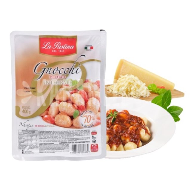 Gnocchi di Patate Integral - La Pastina - Importado da Itália