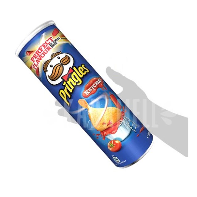 KIT 3 (três) Batatas Pringles - Salt & Pepper + Red Curry + Ketchup - Importado