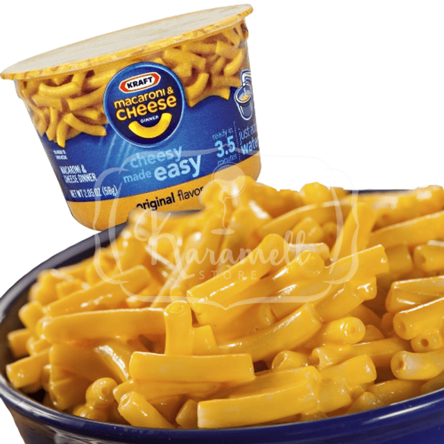 Kraft Macaroni & Cheese Cheddar - ATACADO 6 Unidades - Importado