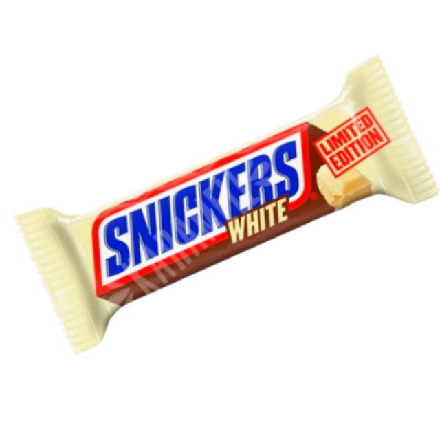 Snickers White - Chocolate Branco com Caramelo & Amendoim - Hungria