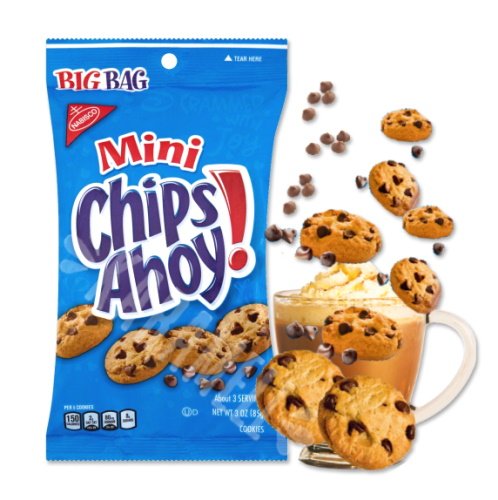 Biscoitos Big Bag Mini Chips Ahoy - Nabisco - EUA | Karamell Store