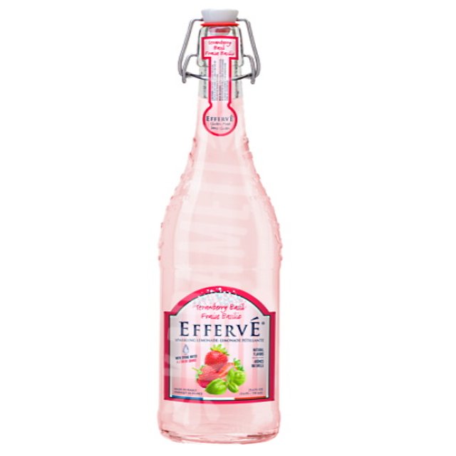 Água Com Gás Saborizada Strawberry Basil - Effervé - França