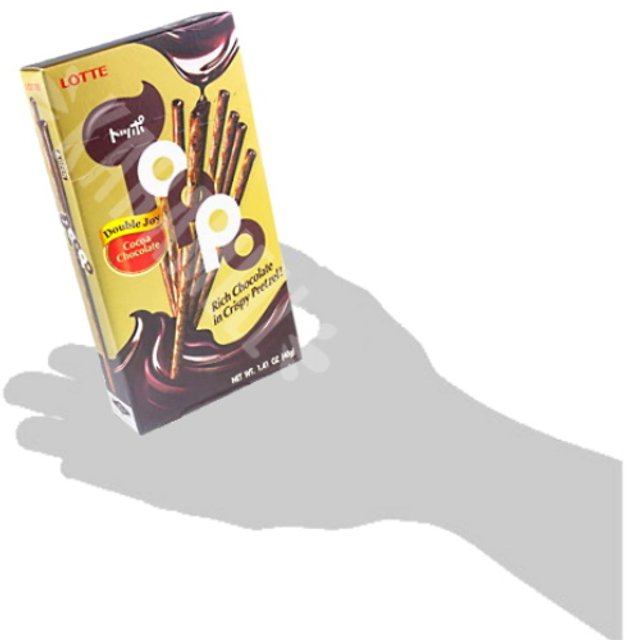 Biscoito Toppo Cocoa Pretzel Chocolate - Lotte - Importado Tailândia