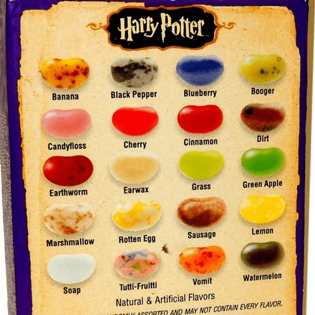 Feijoezinhos Todos os Sabores Harry Potter Jelly Belly Importado EUA