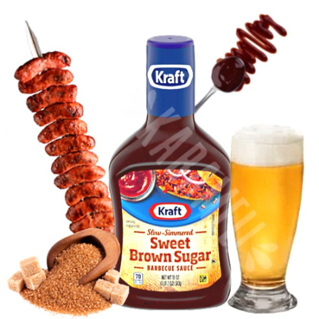 Molho Barbecue Sauce Sweet Brown Sugar - Kraft - Importado EUA