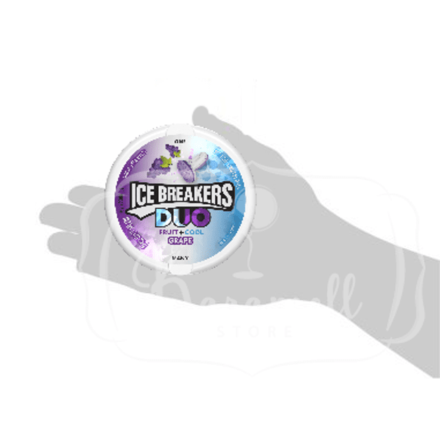 Ice Breakers DUO Grape Sugar Free Mints Sabor Uva Karamell Store