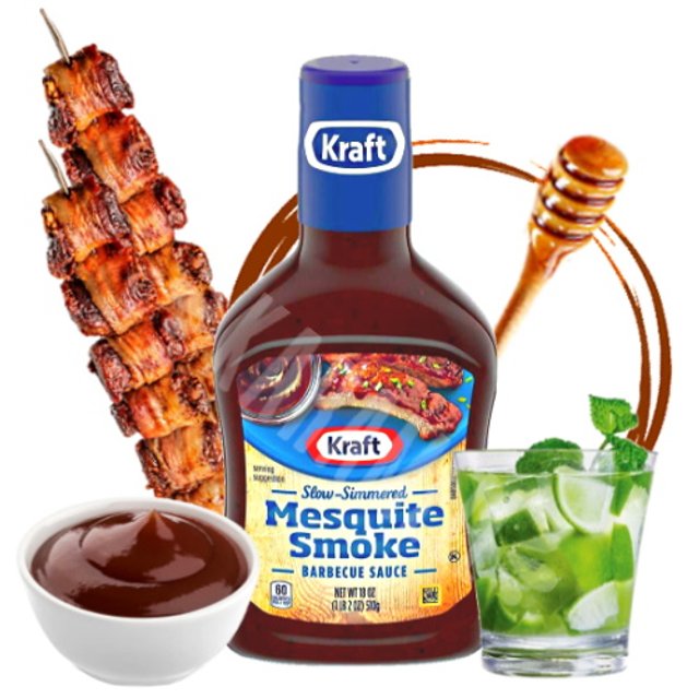 Molho Barbecue Sauce Mesquite Smoke - Kraft - Importado EUA