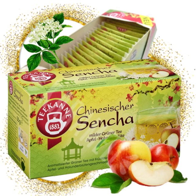 Chá Chinesischer Sencha - Teekanne - Importado Alemanha