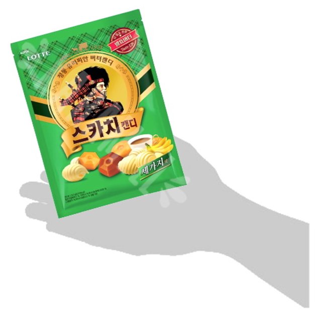Balas Premium Scotch Trio Candy - Lotte - Importado Coreia