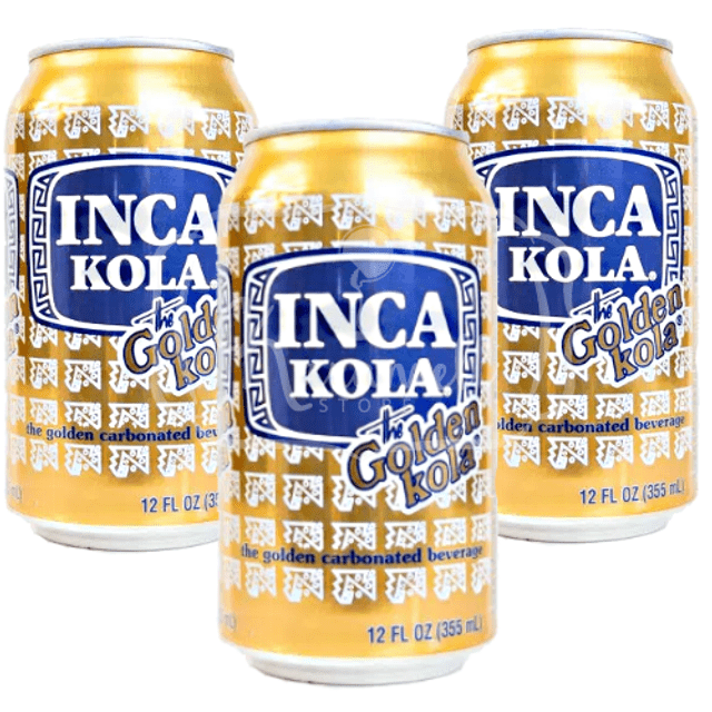 Inca Kola - ATACADO 3 Latas - Refrigerante Importado do Peru