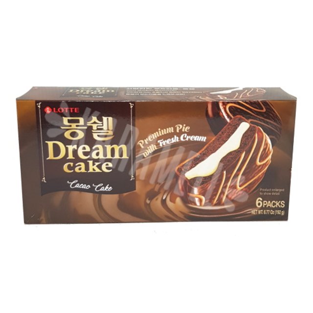 Alfajor Premium Dream Cake Cacau Cake - Lotte - Importado Coréia