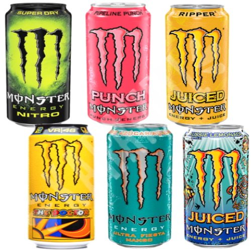 Kit Box Bebida Monster Energy 6 Edições Importado Irlanda Karamell