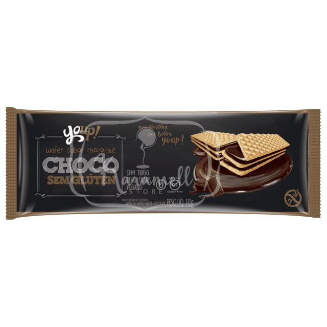 YOUP Wafer Premium Sabor Chocolate - Vegano - Importado Israel