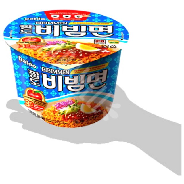 Lamen Bibim Men Bowl sabor Frutos do Mar Picante - Coreia