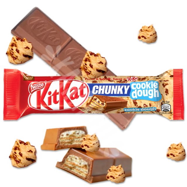 Chocolate Chunky Cookie Dough - KitKat - Importado EUA
