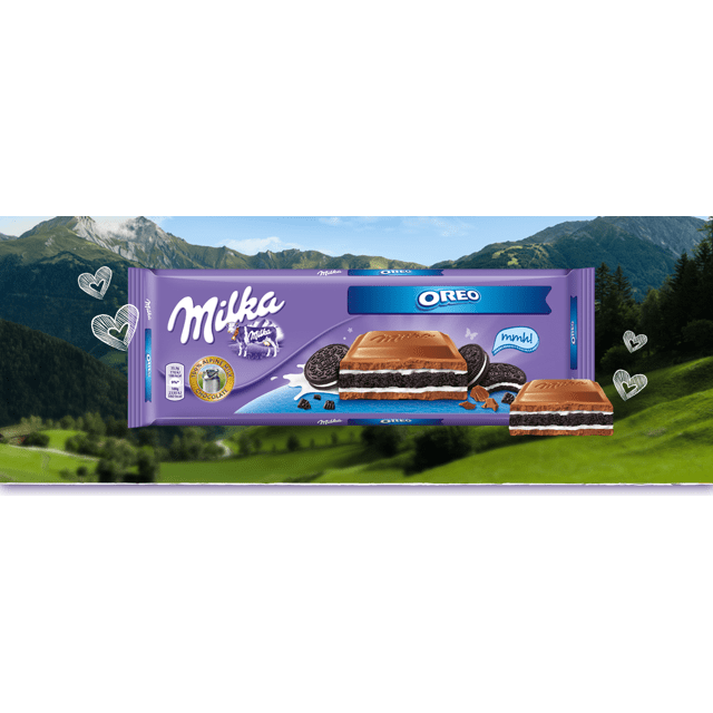 Milka Oreo 300g - ATACADO 12 Chocolates - Importado
