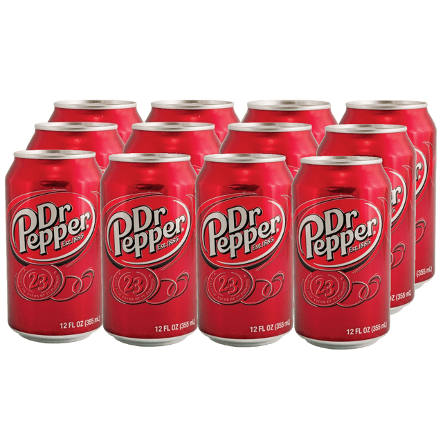 Refrigerantes Importados dos EUA - KIT 12 Latas - Dr. Pepper